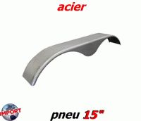 aile de remorque double essieux acier pneu 15" 9 1/2 pneu 15