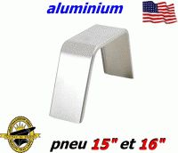 aile remorque aluminium style jeep 1 1/4" x 19 1/4" pneu 15