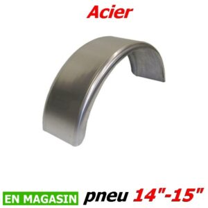 Aile de remorque en acier ronde 1" x 13"