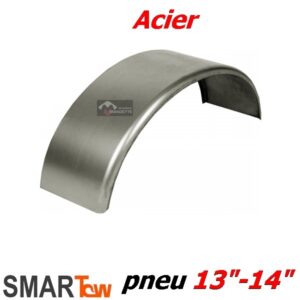 Aile de remorque 13 pouces en acier ronde 8 x28