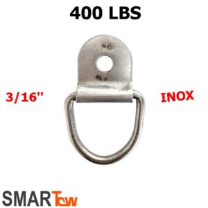 Ancrage remorque en inox 3 /16" 400 lb