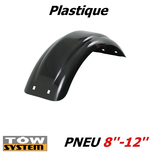 Aile de remorque en plastique économique noir plastifié pneu 8