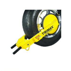 plan barrure de roue sabot de luxe acier jaune