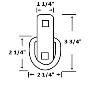plan ancrage remorque 3600 lb trous 2 3/8 centre