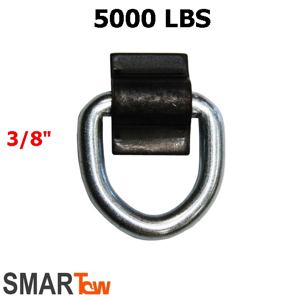 ancrage remorque en d soudé 3/8" x 2.50po