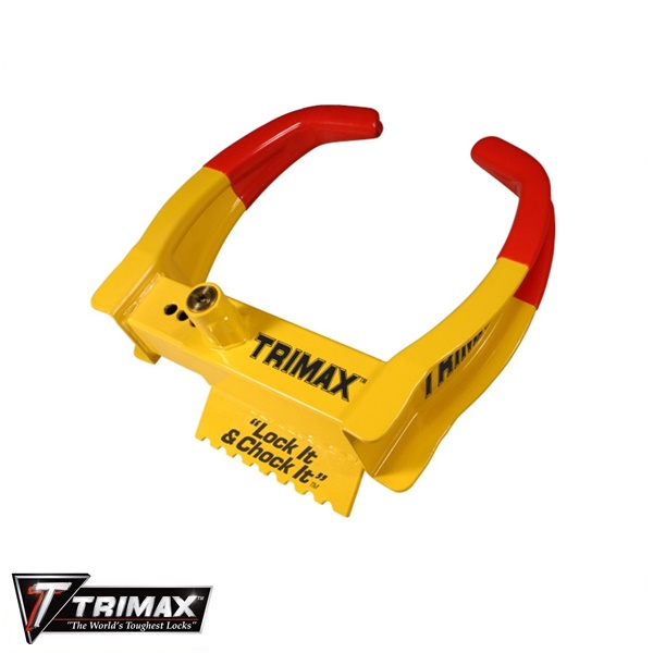 barrure de roue trimax 2 ton jaune
