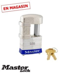 barrure de main de remorque master lock bleu