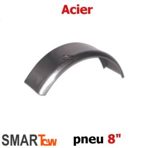 Aile de remorque en acier simple 1" x 5 1/4" pneu 8" pouces