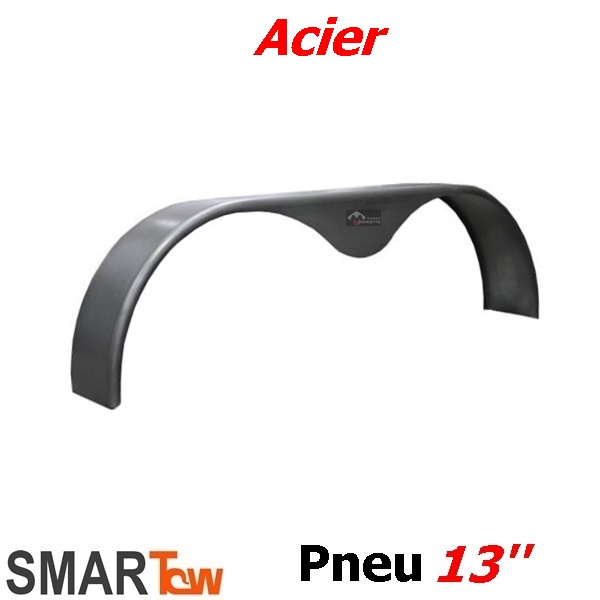 Aile de remorque double essieux acier 11x8