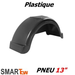 Aile de remorque en plastique noir 9x29.50