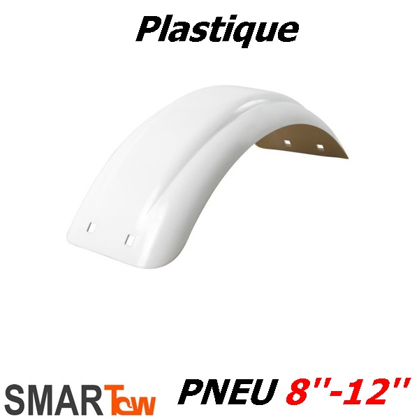 Aile de remorque en plastique blanc 1 x 6.25po