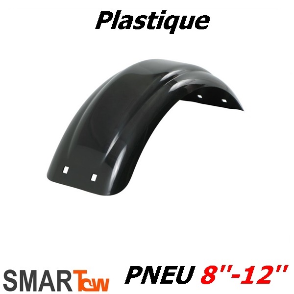 Aile de remorque en plastique noir 7 x 20 1/4