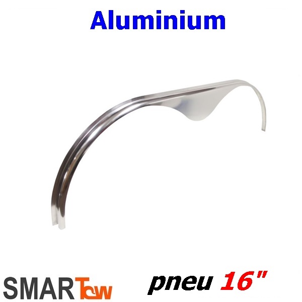 aile de remorque double essieux en aluminum 2.50 x 72