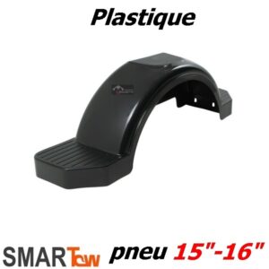 Aile de remorque en plastique pneu 16 pouces 14.25X10.25