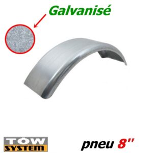aile de remorque simple essieux galvanise 19.50 x 5.25