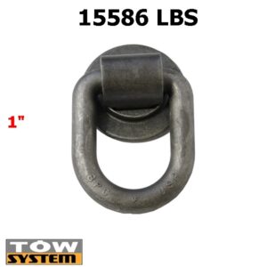 ancrage remorque en acier rotative plat 1x6.25