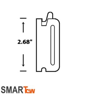 plan ancrage remorque e-track simple en acier zinq