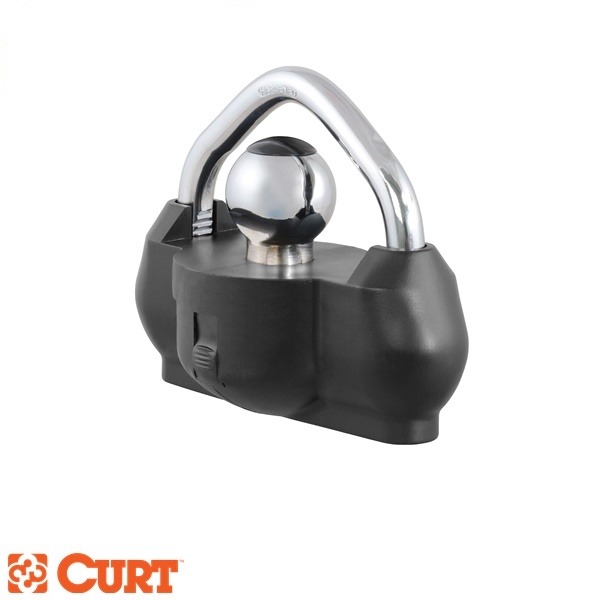 barrure remorque style en u noir et chrome