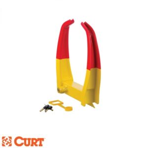 barrure de roue curt en acier janne et rouge