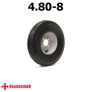 pneu remorque 4.80-8 sur jante 4 trous 590 lbs