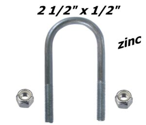 suspention remorque boulon en u 2.5 pouces fils 2